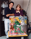 Lawrence with Kirstie Alley-1996